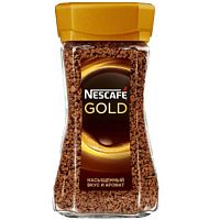№112ч Кофе Nescafe Gold 190г (стекло)