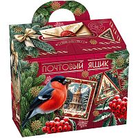 №112у Упаковка Почтовый ящик красный (картон) 500г