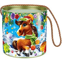 №715у Упаковка Туба Коняшка в шапочке 500г