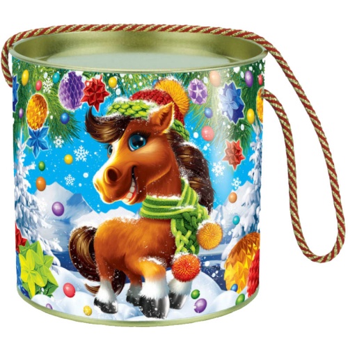 №715у Упаковка Туба Коняшка в шапочке 500г