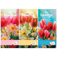 №446ч Чай SebasTea Spring Tradition Message 9 пак. (Тюльпаны и нарциссы, 3 дизайна микс) 13,5 г