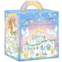 №754у Упаковка Рождественский гостинец (картон) 700г