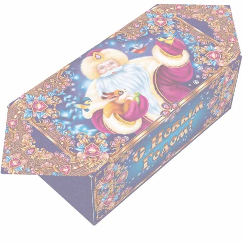 №24у Упаковка Конфета Самоцветы (картон) 500г