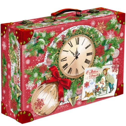 №507у Упаковка Сундук Скоро праздник (дерево) 2000г