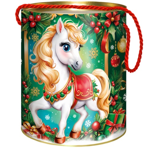 №710у Упаковка Туба Золотая подкова 700г