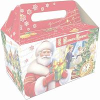 №759у Упаковка Чемодан Часики (плотный картон) 1200г