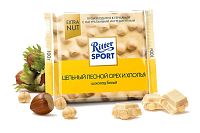 Шоколад Риттер Спорт белый Цельный лесной орех и хлопья 100г
