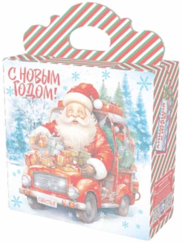 №173 Автодед (плотный картон) с анимацией 600г