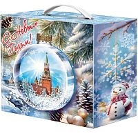 №146у Упаковка Посылка Кремль (плотный картон) 2000г