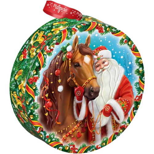 №228у Упаковка Новогодняя встреча (жесть с конгревом) 1200г