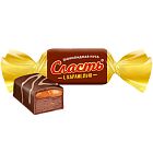 Сласть шоколадная нуга с карамелью