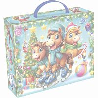 №797у Упаковка Чемоданчик Затея (плотный картон) 1200г