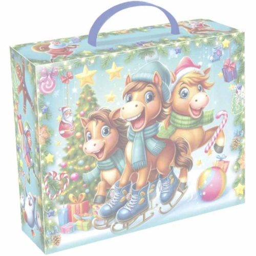 №797у Упаковка Чемоданчик Затея (плотный картон) 1200г