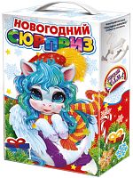 №125у Упаковка Новогодний сюрприз (плотный картон) 1000г
