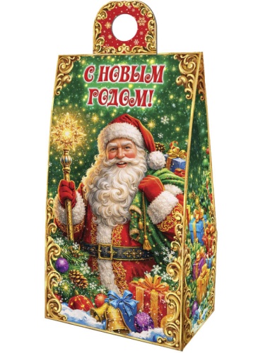 №063у Упаковка Золотой Дед (картон) 450г №063у Упаковка Золотой Дед (картон) 450г