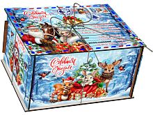 №602у Упаковка Посылка от Лошадки (дерево) 800г
