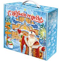 №136у Упаковка Резиденция Мороза (плотный картон) 1300г