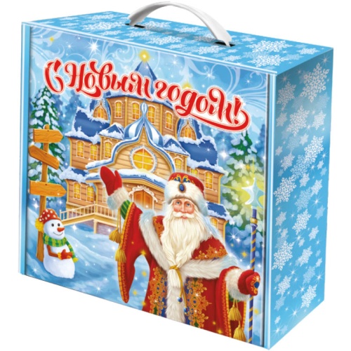 №136у Упаковка Резиденция Мороза (плотный картон) 1300г №136у Упаковка Резиденция Мороза (плотный картон) 1300г