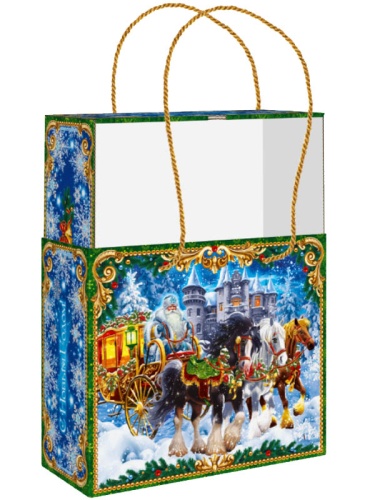 №186 Пенал Карета (плотный картон) 1700г