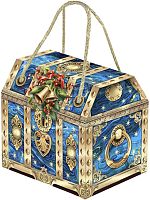 №681у Упаковка Ларец Сапфир (картон премиум) 1000г