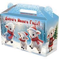 №018у Упаковка Шарфики (картон) с анимацией 500г