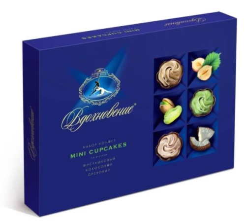 Набор конфет Вдохновение Ассорти Mini Cupcakes 165 г