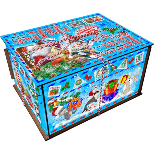 №611у Упаковка Посылка Почта (дерево) 1000г №611у Упаковка Посылка Почта (дерево) 1000г