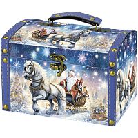 №609 Сундук Снежная ночь (дерево) 900г