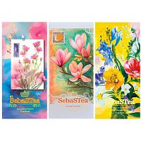 №449ч Чай SebasTea Flower Message ассорти 9 пак. (3 дизайна микс) 13,5 г