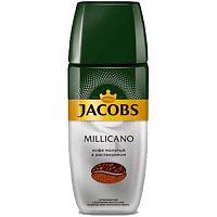 №124ч Кофе Jacobs MILLICANO 190г (молотый в растворимом, стекло)