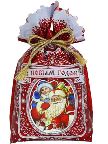 №566у Упаковка Мешок Скоро будем красный 1200г