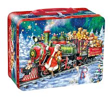 №276 Чемодан Новогодний паровоз (жесть) 800г