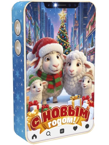 №145у Упаковка Смартфон Семейка (картон) 500г №145у Упаковка Смартфон Семейка (картон) 500г