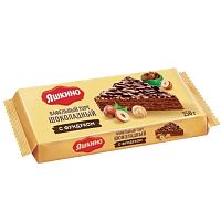 Торт вафельный Яшкино шоколадный с фундуком 250г