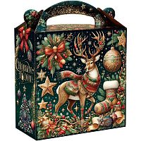 №345у Упаковка Золотой олень (картон премиум) 1000г