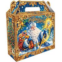 №070у Упаковка Золото на синем (картон) 700г