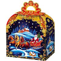 №105у Упаковка Ларец Палех (картон) 1000г