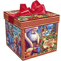 №660у Упаковка Зимняя сказка (картон премиум) 2000г