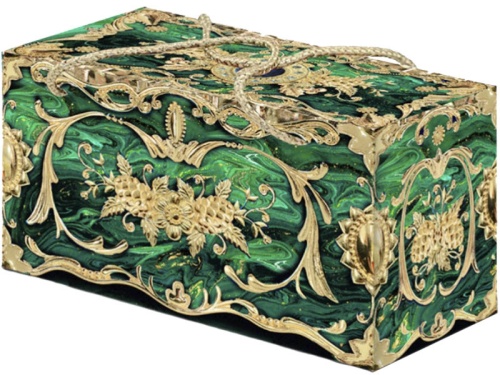 №174 Посылка Малахитовая (плотный картон) 1500г