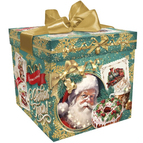 №656у Упаковка Кубик Сладкий (картон премиум) 600г №656у Упаковка Кубик Сладкий (картон премиум) 600г