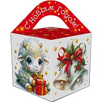 №033у Упаковка Колокольчики (картон) с анимацией 700г