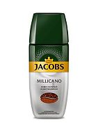 №124ч Кофе Jacobs MILLICANO 190г (молотый в растворимом, стекло)