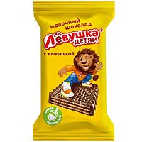 Шоколад с вафлями Лёвушка детям