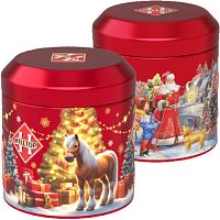 №497ч Чай Hilltop Подарок Цейлона Круглая банка Микс 50г