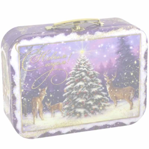 №268у Упаковка Чемодан Лесная опушка (жесть) 2200г №268у Упаковка Чемодан Лесная опушка (жесть) 2200г